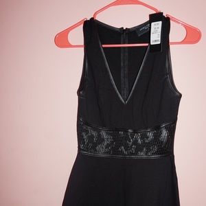 Embroidered trim dress